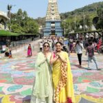 Shraddha Arya Instagram – Jai Vasudev 🙏🏻 #GovindaGovinda Simachalam Temple Vizag