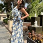 Shrenu Parikh Instagram - Some Monday blues for you guys! . . Make up by @richa.kritids @kritids . . Styling : @therealmadrasi Outfit: @blancora_bysnehnandu Earrings : @publiquedom Artist reputation : @publiquedom @ritu_m09 Crowne Plaza New Delhi Mayur Vihar Noida
