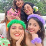 Shrenu Parikh Instagram - #bridesquad Ready for veere Di Wedding! @dearmansi . . #shadi #girlgang #veerediwedding #friendship #bridalshower #bachelorette Sadh Villa, Karjat