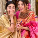 Shrenu Parikh Instagram - 💖Do Saheliyaan 💖 . . . Beautiful Sarees By @kankatala_
