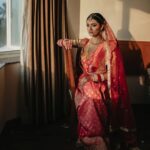Shritama Mukherjee Instagram - "I would practise my morning yoga flow and listen to Yoga Nidra at night for a peaceful sleep; my cousin suggested this and it really works wonders. In terms of skincare, I had kept it very minimal like always. I would start my day with the Glow Inside Out powder by @tgmbeauty_ I indulged in homemade face masks like oatmeal and curd, ubtan and orange peel powder masks to naturally cleanse and exfoliate my face. I only applied 2 products - our Glowy Skin Phytomolecular Serumizer during the day and our upcoming face oil (stay tuned!) at night that I have been testing and using for almost a year now. I could only trust the products that we’ve created for my big day and I’m so glad that they didn’t disappoint me." - SM @mukherjeeshri Link in bio to read the full story.