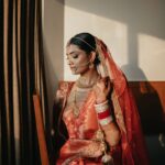 Shritama Mukherjee Instagram – Dulhan ❤️

Makeup – @makeupbyamijethwa 
Mehendi – @bridalmehndiqueen 
Photography – @darkcupproduction