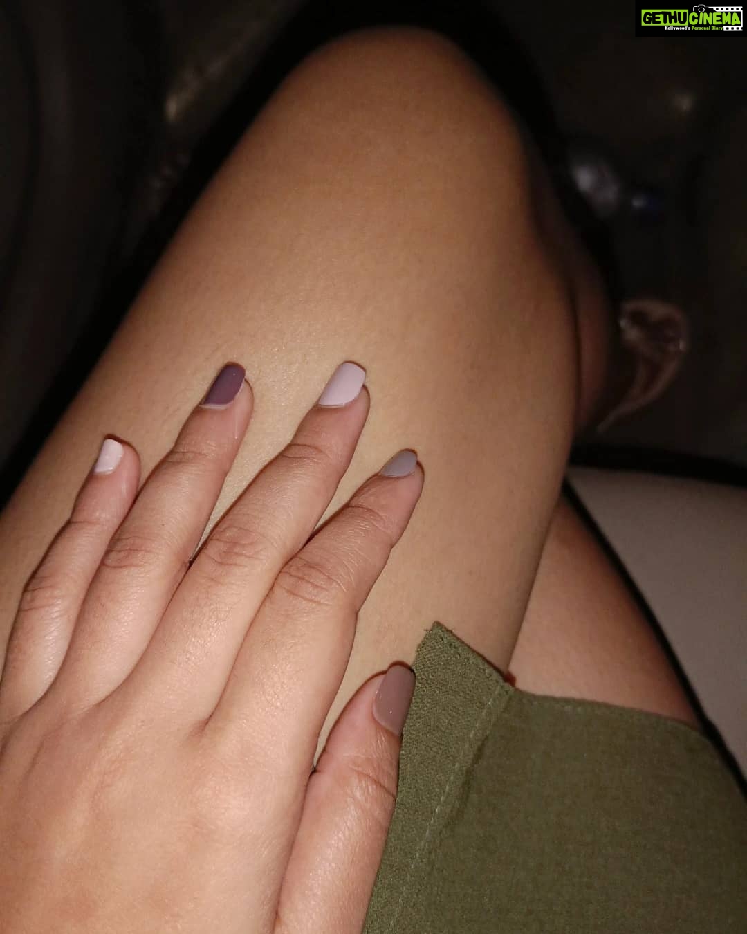 Shritama Mukherjee Instagram - Birthday nails 💅