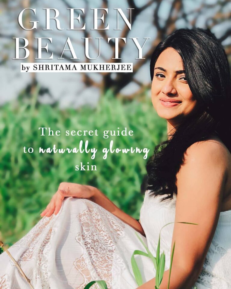 Shritama Mukherjee Instagram - When your vision turns into reality and hard work pays off, you feel what I'm feeling right now!!! 😇 Very proud to present to you the cover of my upcoming 'GREEN BEAUTY BOOK'!!! Hope you like it 💚😊 📸 By @akash_r_sahni . . . #ebook #beautybook #launchingsoon #greenbeauty #entrepreneurlife #instaskincare #instabeauty #beautygram #naturalbeauty #holisticskincare #glowingskin #diy #homeremedies #skincaretips