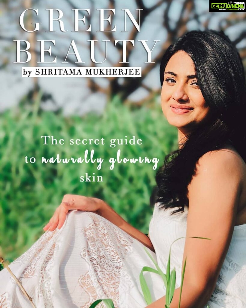 Shritama Mukherjee Instagram - When your vision turns into reality and hard work pays off, you feel what I'm feeling right now!!! 😇 Very proud to present to you the cover of my upcoming 'GREEN BEAUTY BOOK'!!! Hope you like it 💚😊 📸 By @akash_r_sahni . . . #ebook #beautybook #launchingsoon #greenbeauty #entrepreneurlife #instaskincare #instabeauty #beautygram #naturalbeauty #holisticskincare #glowingskin #diy #homeremedies #skincaretips
