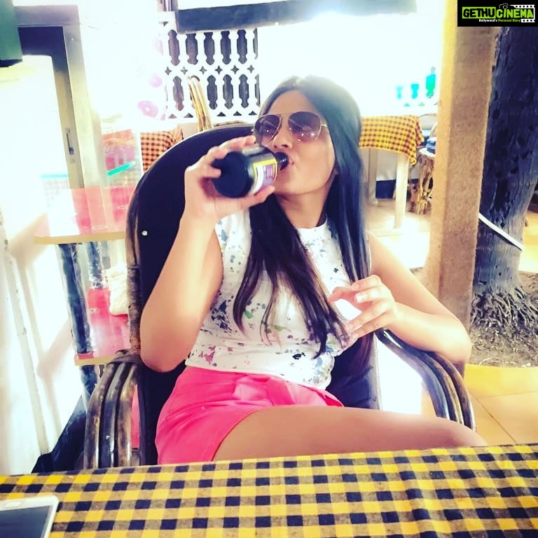 Shritama Mukherjee Instagram - B for birthday and 'B' for **** 😋 Fatimas Corner , Agonda
