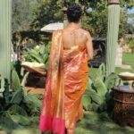 Shritama Mukherjee Instagram – #BridesMaidVibes South Indian × Bengali fusion 😜 What do you think about my look? 🥰

P.S: Finally got to shoot some reels at the wedding!!! 😅

Maang Tikka and Earrings from @amerijewelsbyprachisinghal

#bridesmaid #weddingscenes #jaipurwedding #instareels