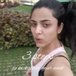Shritama Mukherjee Instagram - Kickstarting my week with some running and my favourite post-workout drink. As much as I love exercising in the morning, I also am very mindful of my pre and post-workout routine because 'it matters'. Below is my favourite post-workout health drink recipe for you. This drink not only fills you up with energy, it also has Sustainable Marine Collagen Peptides sourced from the Northern Atlantic Ocean that boosts health and hydrates your skin and body from the inside out. Ingredients TGM Beauty Glow Inside Out powder - 1 sachet Bananas - 2 Peanuts - 6-8 Almond Milk - 1 cup Blend the bananas, peanuts and almond milk. Empty one sachet of @tgmbeauty_ Glow Inside Out powder in a tall glass, add the blended ingredients to the powder and mix. P.S: You can alternatively add the glow inside out powder straight to the blender alongwith the other ingredients to make it easier and quicker. Comment below if you'd like to know my pre-workout routine as well. ☺️ #mondaymotivation #mindfulmondays #holistichealth #holisticbeauty #healthylifestyle #tgmbeauty #beautyinsideout