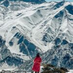 Shruti Seth Instagram – The girl and the mountain. 

Photo credit: @dontpanic79 

#kashmir #himalayas
#travel #shruphotodiary Gulmarg Gondola 2nd Point