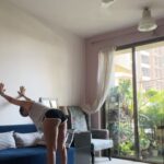 Shruti Seth Instagram – Yoga burns 

Standing poses in flow