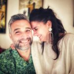 Shruti Seth Instagram - How She sees us (Photographed by the progeny) #tinyphotographer #partners #couple #parents #lovers #friends #partners #shruphotodiary
