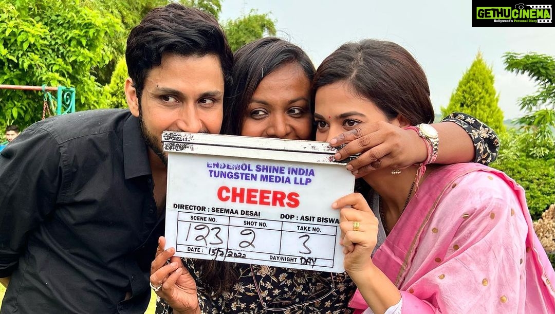 Shruti Sharma Instagram - And it’s a wrap !!!!!!! #cheers 🥂 Wowwww……💞 I don’t have words to express my gratitude for this amazing opportunity 🥹 A journey with a wonderful, talented & humble cast I must say…with a magnificent director Seema Ma’am and with an efficiently hardworking team !!! Thankyou team for trusting this whole process and giving it a part of you !! Thank you @seemapdesai Ma’am for believing in me and Giving me #Madhu 😍🥰 I hope our hard work blooms into a surreal experience for our audience ✨ I am soooooo happy and overwhelmed 🫠 Can’t thank enough 🙏🏻 Let’s wait for it’s release now 😁🤩🥳 Yaayyy !! #cheers 🥂 @amolparashar @paragdesai9 @endemolshineind @yashsinhaofficial @priyanshusingh8521 @kaulmeneha @sapnasand22 @rohitchaudhary86 #Rakeshji #Sudhaji #AsifSir @varshawwww #chutki @bhavyastar28 #wholecast #directionteam #crew #HMteam #costumeteam #productionteam everyone ♥️ #film #cheers #comingsoon #unique #story #actorslife #grateful #lovemyjob #countingdays #wrap