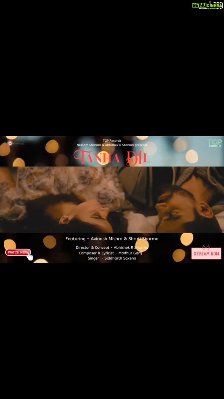 Shruti Sharma Instagram - Memories are all you have when your heart is all alone on a cold dark night .. A romantic ballet picturized on Avinash Mishra and Shrùti Sharma, composed by Madhur Garg and sung by Siddharth Saxena, conceptualised and directed by Abhishek R Sharma Song Out Now:- LINK IN BIO TGP Recordz, Neelam Sharma & Abhishek R Sharma Presents “TanhaDil” Stay Tuned 💕💔 Song: Tanha Dil Singer: Siddharth Saxena Composer & Lyricist: Madhur Garg Music Producers: Swapnil Tare & Abhishek Saxena Featuring: Avinash Mishra & Shruti Sharma Producer(s) Neelam Sharma & Abhishek R Sharma Director & Concept: Abhishek R Sharma Production: The Gods Particles Pvt Ltd Label - TGP Recordz ©️ 2023 The Gods Particles Private Limited #tgprecordz #arssocial #tgpsocial #TanhaDil #AvinashMishra #ShrutiSharma #SiddharthSaxena #MadhurGarg #abhishekrsharma #AbhishekSaxena #SwapnilTare a #instagram #viralvideo #reels #newvideo #new #song #music #love #sad #status #trending