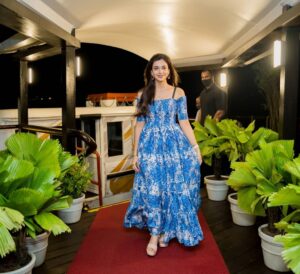Shruti Sharma Instagram - A wonderful evening at @deltin_life 💙

Wearing @aachho 
Jwellery @stylebyriyajn 

.
.
#deltinroyale #deltin #goadiaries #goa #travelgram #travelling #explore #shrutisharma #casino