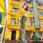 Shruti Sharma Instagram - 💛🌼 @deltin_life @mvsociaal #travel #goadiaries #shrutisharma #vacay #yellow #fashion #travelgram Deltin Suites Goa