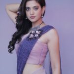 Shruti Sharma Instagram - Coz 💜 is my favourite 🌼 #bts #dance #shoot #shrutisharma #purple #saree #indianattire #fashion Outfit- @labeldhruvigupta Styling partner- @stylebyriyajn Hair: @amuthevar @rathod__reena Fitjam
