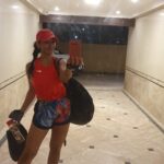 Shruti Ulfat Instagram - #shrutipanwar #actor #actorslife #passion #fitnesswoman #fitnessfreak #fitnessinfluencer #healthiswealth #staystrong #stayfit #Day183 #❤️🌞shruti . . . Thank you Guruji 🙏🤗💪 @louisfitness10