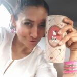 Shruti Ulfat Instagram - Green tea in my coffee sipper... from now ! Loving it 💗