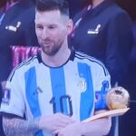 Shruti Ulfat Instagram - Oh Messi ! The Magic Man.. what a final...epic..the best ever.. France was great.. but Argentina...uff! My God ! 🙏🙏🙏🙌🙌🙌💙🤍 ...adrenaline rush till the last second of 120 minutes.. so so so grateful to witness this game and to see the G.O.A.T Lionel Andre's Messi do his magic spell. You are just spectacular Vamos Argentina 🇦🇷🇦🇷💙🤍🙌🙌. @fifaworldcup @afaseleccion @leomessi @equipedefrance @ojasyarocks @dhruvaditya_ @chitrashi @meolly2018