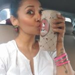 Shruti Ulfat Instagram - Green tea in my coffee sipper... from now ! Loving it 💗