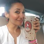 Shruti Ulfat Instagram - Green tea in my coffee sipper... from now ! Loving it 💗