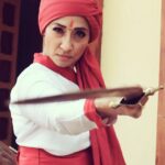 Shruti Ulfat Instagram – The warrior in me strikes…. 
.
.
.
#shrutipanwar #actor #actorslife #passion #love #happiness #shootspics #Punyashlokahilyabai  #gautamranisaheb #gautamaranisarkar #gautamabai #holkardynasty #malwa #historyofindia #historicalserial #blessed 
@dashami_official @sonytvofficial @sonylivindia