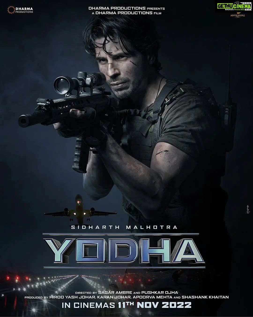 Sidharth Malhotra Instagram - Fastening my seatbelt because this will be a RIDE! #Yodha, directed by Sagar Ambre & Pushkar Ojha, is coming to hijack your screens on 11th November, 2022. Our female leads will be announced soon!✈️ @karanjohar @apoorva1972 @shashankkhaitan @sagarambre_ #PushkarOjha @dharmamovies