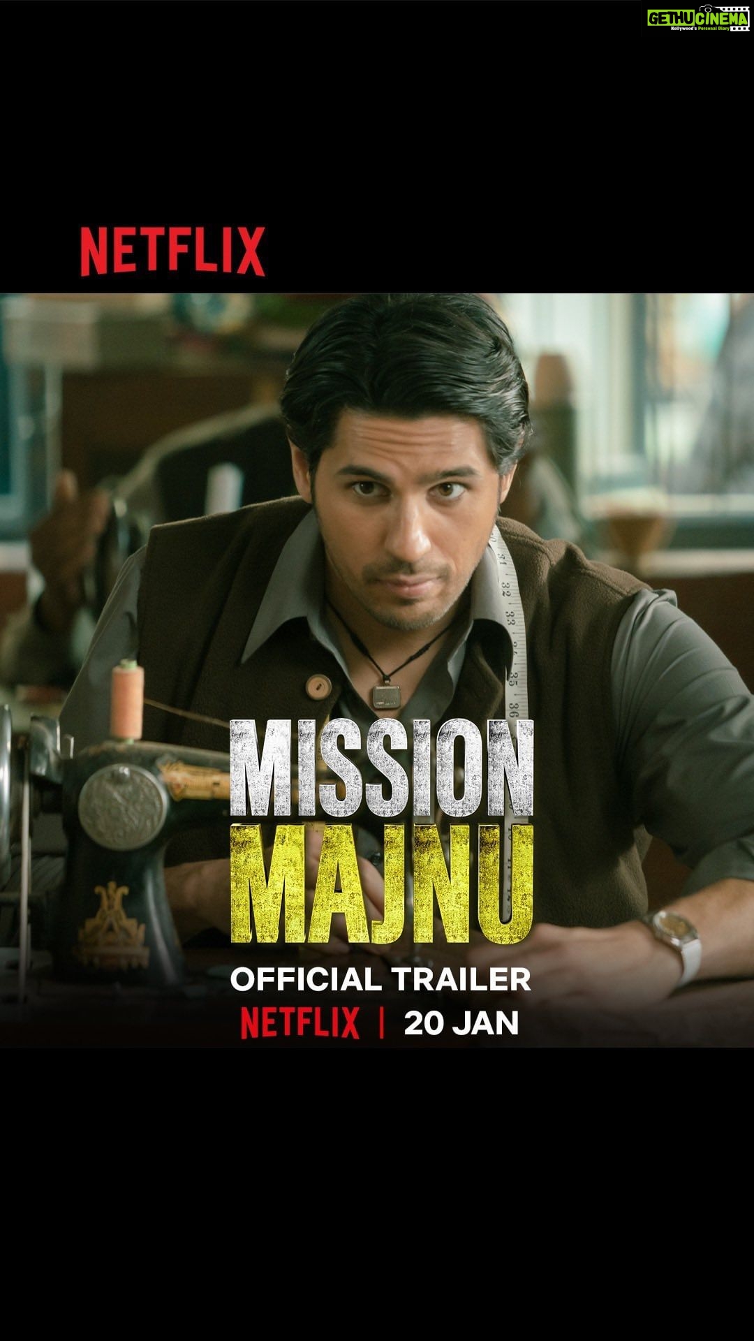 Sidharth Malhotra Instagram - Jo khud se pehle desh ke baare mein soche, wahi hain #DeshKeLiyeMajnu 🇮🇳 Aisa hi ek Majnu hai Amandeep Singh jisne India ke sabse khatarnak mission ke liye apni jaan ki baazi laga di 🫡 Watch Mission Majnu, a spy thriller inspired by true events. Releasing on 20th January, only on Netflix. #MissionMajnu #NetflixIndia @sidmalhotra @rashmika_mandanna @netflix_in @ronnie.screwvala @man_on_ledge @garima_mehta612 @rsvpmovies @gbamedia_of @shantanubaagchi @sumit_batheja @parveezshaikh3 @aseemarrora @kumudkmishra @mrfilmistaani @pashanjal @hasanainhooda @zeemusiccompany