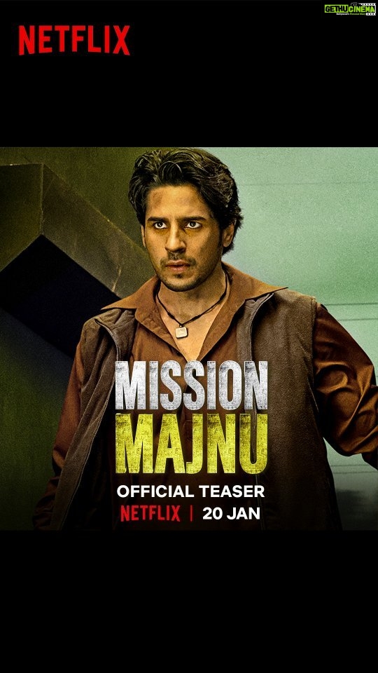 Sidharth Malhotra Instagram - Iss Majnu ke kaam karne ka tarika alag hai Presenting the Official Teaser for MISSION MAJNU 🇮🇳 Only on Netflix, 20th Jan, 2023. #MissionMajnu #DeshKeLiyeMajnu #NetflixIndia #MissionMajnuTeaser @sidmalhotra @rashmika_mandanna @netflix_in @ronnie.screwvala @man_on_ledge @garima_mehta612 @rsvpmovies @gbamedia_of @shantanubaagchi @sumit_batheja @parveezshaikh3 @aseemarrora @kumudkmishra @mrfilmistaani @pashanjal @hasanainhooda @zeemusiccompany