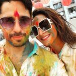 Sidharth Malhotra Instagram – First Holi with the MRS 🧿🤗❤️#HappyHoli