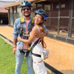 Simran Budharup Instagram - A Day Full Of Adventures To Celebrate Four Adventurous Years Of Togetherness 🔥❤️ @aashu_semwal #fun #adventure #beautiful #me #cute #couple #love #forever #masti #style #hair #makeup #life #couplegoals #loveforever #life #actor #starplus #pandyastore #follow