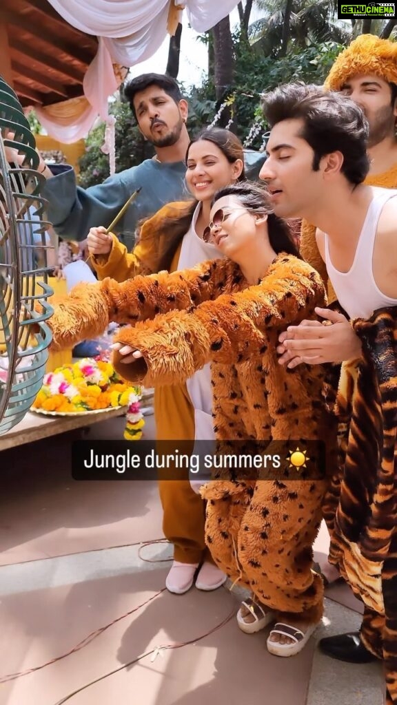 Simran Budharup Instagram - And Also Dont forget To Keep Water For Animals And Birds Outside Your Space❤️ It's Summer guys ☀️ #summer #animals #jungle #love #cute #funny #actors #bts #pandyastore #follow