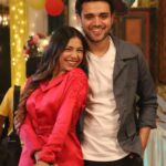 Simran Budharup Instagram - We Two . . . #pandyastore #actor #mohitparmar #simranbudharup #krish #rishita #starplus #drama #fun #cool #bollywood #photooftheday #photography #style #laughter #joy #friendship #family #trending #party #shukrana