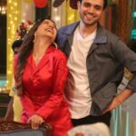Simran Budharup Instagram - We Two . . . #pandyastore #actor #mohitparmar #simranbudharup #krish #rishita #starplus #drama #fun #cool #bollywood #photooftheday #photography #style #laughter #joy #friendship #family #trending #party #shukrana
