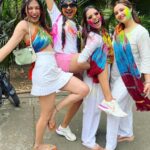 Simran Budharup Instagram - My Late Holi Photo Dump🎨 #love #fun #holi #colours #best #holi #crazy #masti #indian #india #festivali #cute #colours #happy #happyfaces #happypeople #actors #follow