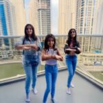 Smita Bansal Instagram - Me, you and the view💙 @stashamohla #anaagha #dubai #family #love #travel #holiday #mummasbabygirls