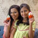 Smita Bansal Instagram - Who says elegance and fun doesn’t go together! Along with her classical grace Anaagha,also loves to joyfully move around! Thanks to @kinderind , her creativity and imagination is always on the go! #KinderJoy #IsmeKuchKhaasHai #Ad #anaagha
