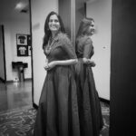 Smita Bansal Instagram - Flaunt every shade of yourself, just like the moon. Dress- @viancabysanjana #instapic #blackandwhite #pink #festivefeels #smitabansal