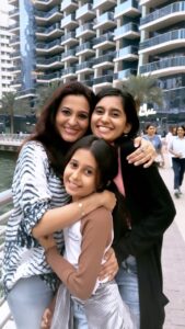 Smita Bansal Instagram - Half a heart without them. Love 
@stashamohla #anaagha #mummasbabygirls #smitabansal #family #stana #gratitude