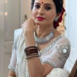 Smita Bansal Instagram - A little late, but these pics had to be posted. #dressup #gangubai #white #smitabansal #instapics