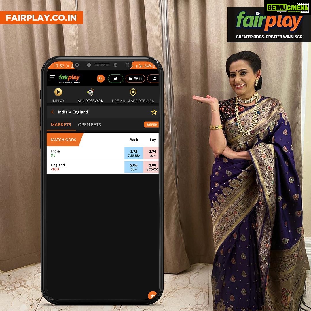 Smita Bansal Instagram - This World Cup, don't just watch, WIN Big EVERYDAY! Get a 300% bonus on your first deposit on FairPlay- India’s first licensed betting exchange with the best odds in the market. Bet now and cash in your profits instantly. Find MAXIMUM fancy and advance markets on FairPlay Club! This World Cup get a FLAT 10% lossback bonus! Register now for totally safe and secure betting only on FairPlay! 💰INSTANT ID creation on WhatsApp 💰Free Gold Loyalty status upgrade with upto 6% bonus on every deposit and special lossback 💰Free instant withdrawals 24*7 💰Premium customer support Get, set, bet and WIN! #fairplayindia #fairplay #safebetting #sportsbetting #sportsbettingindia #sportsbetting #cricketbetting #betnow #winbig #wincash #sportsbook #onlinebettingid #bettingid #cricketbettingid #bettingtips #premiummarkets #fancymarkets #winnings #earnnow #winnow #t20cricket #cricket #ipl2022 #t20 #getsetbet