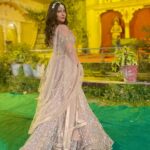 Sneha Bhawsar Instagram - Different flowers from the same garden🌸 Both outfit - @urbandulhaniya #weddingoutfits #lehenga #sister #sisterhood #sistergoals #traditionalwear #weddingdress #snehabhawsar #ghumhaikisikeypyaarmeiin #ghkpm #karishma #shadiseason #wedding #weddingseason #bridesmaids