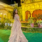 Sneha Bhawsar Instagram - Flaunting my Indian-ness…✨ Happiness is… wearing a lehenga.✨ outfit - @urbandulhaniya #weddingoutfits #lehenga #traditionalwear #weddingdress #snehabhawsar #ghumhaikisikeypyaarmeiin #ghkpm #karishma #shadiseason #wedding #weddingseason #bridesmaids