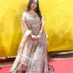 Sneha Bhawsar Instagram - Flaunting my Indian-ness…✨ Happiness is… wearing a lehenga.✨ outfit - @urbandulhaniya #weddingoutfits #lehenga #traditionalwear #weddingdress #snehabhawsar #ghumhaikisikeypyaarmeiin #ghkpm #karishma #shadiseason #wedding #weddingseason #bridesmaids