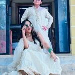 Sneha Bhawsar Instagram - Hello handsome, you’re just so cute.🥰 what did you do? One with this lill cute boy @tanmayrishi #holi #ghkpm #ghumhaikisikeypyaarmeiin #starplus #snehabhawsar