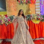 Sneha Bhawsar Instagram - Flaunting my Indian-ness…✨ Happiness is… wearing a lehenga.✨ outfit - @urbandulhaniya #weddingoutfits #lehenga #traditionalwear #weddingdress #snehabhawsar #ghumhaikisikeypyaarmeiin #ghkpm #karishma #shadiseason #wedding #weddingseason #bridesmaids