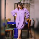 Sneha Wagh Instagram - Mauve Monday 💜 . . . 👗: @fashionstruc . . . #mauve #purple #ootd #photooftheday #monday #mondayvibes #sarange #sarangesneha #snehawagh #ssnehawagh