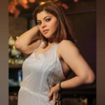 Sneha Wagh Instagram - Just like the moon, a part of me too is hidden and unknown to the world, hidden behind the skies! . . 📍: @fiscorestobar 👗: @fashionstruc . . #white #whiteoutfit #moon #moonlight #moonlovers #sarange #sarangesneha #snehawagh #ssnehawagh