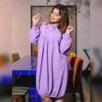 Sneha Wagh Instagram - Mauve Monday 💜 . . . 👗: @fashionstruc . . . #mauve #purple #ootd #photooftheday #monday #mondayvibes #sarange #sarangesneha #snehawagh #ssnehawagh