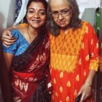 Sohini Sarkar Instagram – Rupa and Shobharani Basu (L to R)
Before and After packup 
😁❤️
#agantuk

Thankyou for all your beautiful texts, DMs and calls. Makes the paint on my teeth and chewing chutki for a continuous stretch of 10 days worth it! Hahaha! 
Grateful for all your loving 🙏🏽🤲🏽💪🏽💝

@zeebanglaofficial 
@zee5_bangla 
@indraadeep
@raysirsha 
@itsmeabirchatterjee 
@sohinisarkar01